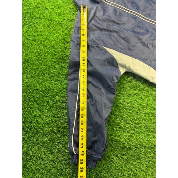 Majestic New York Yankees Full Zip Windbreaker Jacket L Navy MLB Mens Logo Coat - Picture 8 of 12